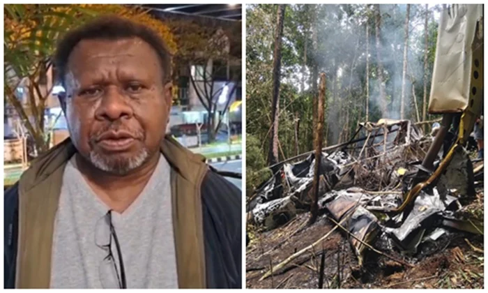 BERI PERNYATAAN - Area Manager Communication, Relations & CSR PT Pertamina Patra Niaga Regional Kalimantan, Edi Mangun (kiri) memberikan keterangan pasca kecelakaan pesawat kargo pengangkut BBM di Kecamatan Krayan Timur, Nunukan, Kaltara, dan kondisi terakhir pesawat usai kecelakaan (kanan). (HO PERTAMINA/YANSEN TP)