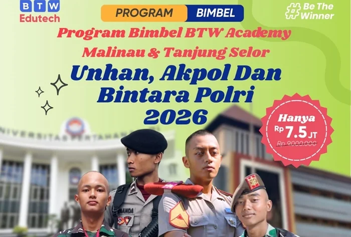 HADIR DI MALINAU - LPK BTW Edutech sudah hadir di Malinau. Sehingg putra putri Malinau tidak perlu ikut Bimbel di luar Malinau. (HO LPK BTW EDUTECH)