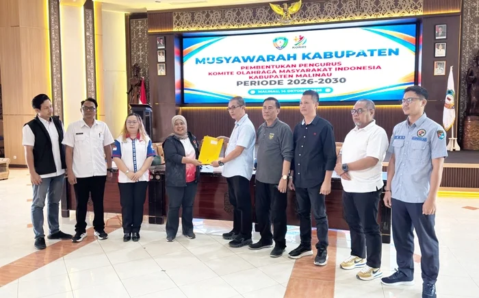 AKLAMASI - Lewi W Mawa terpilih secara aklamasi di Muskab KORMI Malinau, pada Rabu (14/10/2026), pukul 08.00 WITA, di Ruang Laga Feratu. (NARASIDIKSI.COM)